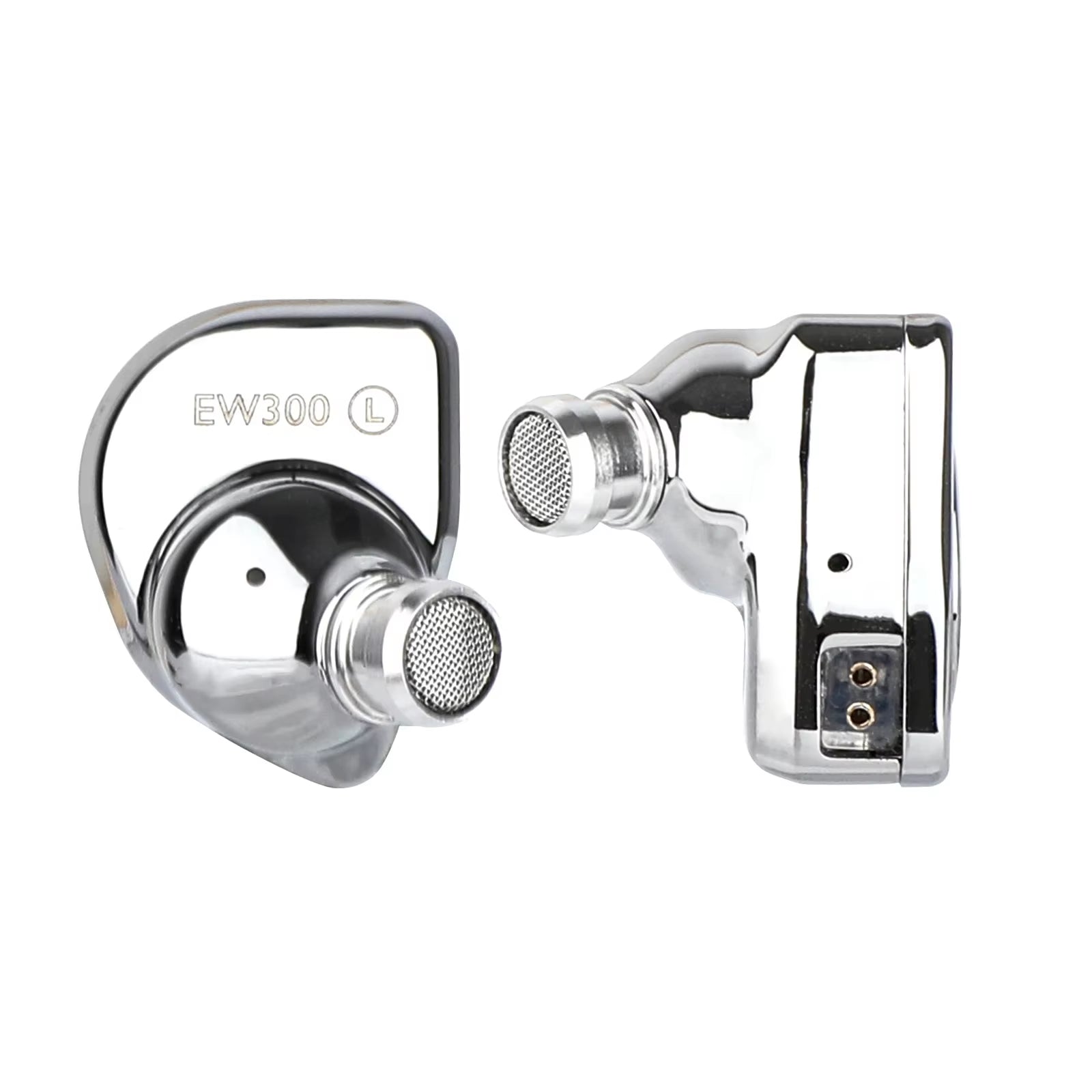EW300 1Dd+1Planar+1Pzt Hybrid Driver IEM HIFI Earphones with Detachable Nozzles Silver-Plated OFC IEM Cable for Musician
