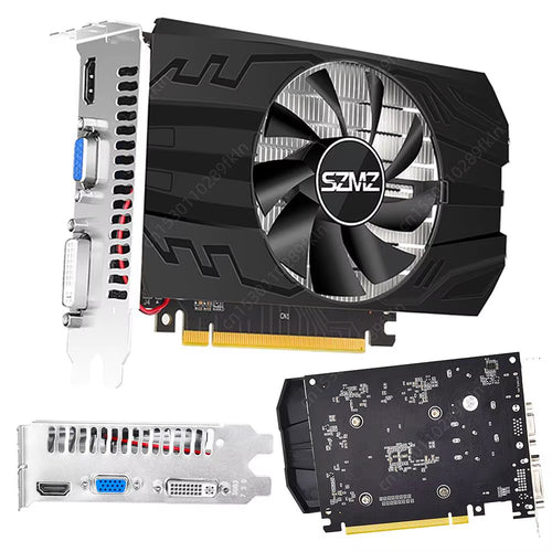1/2/4GB Graphics Card DDR3/DDR5 Desktop Gaming Video Card Hdmi-Compatible VGA DVI PCI-E 16X Low Profile Graphics Cards for PC