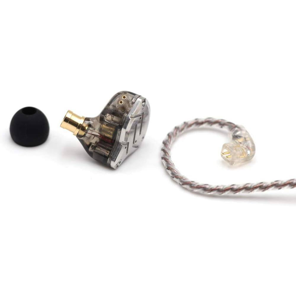 Black Wired Noise Cancelling Gaming Earbud and In-Ear with Stainless Steel Faceplate without Mic