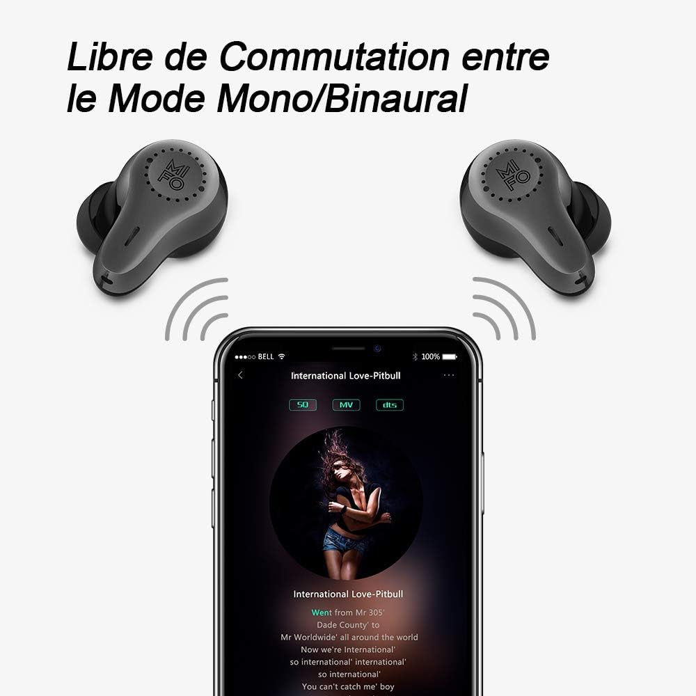 [Upgrade Version 2023 Bluetooth Earbuds Wireless O7, Bluetooth 5.0 In-Ear Headphones with Charging Case, Dual Microphone Call Noise Reduction Earphons for Sports, Built-In Mic