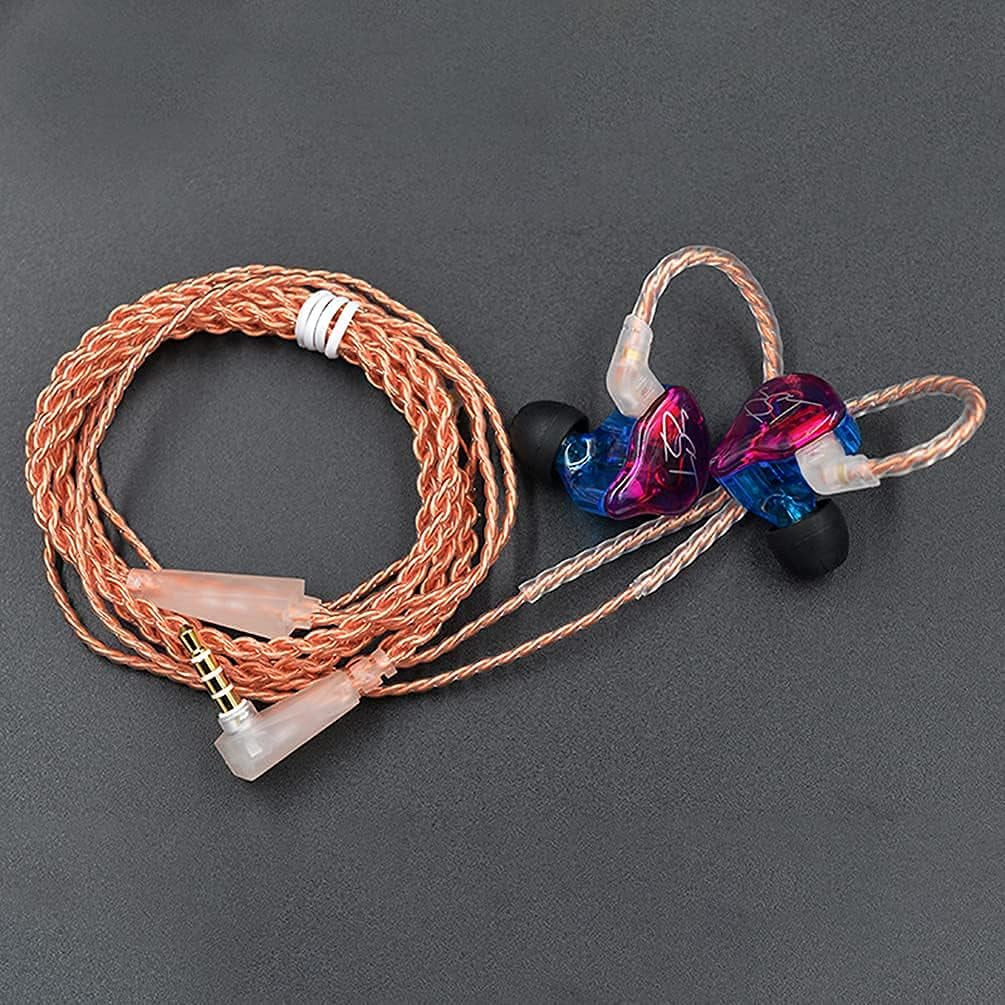 KZ ZST 1BA 1DD in Ear Earphone Clear Hifi Monitor Earbuds Wired Sport Gaming Earphone for Musician Singer Audiophile