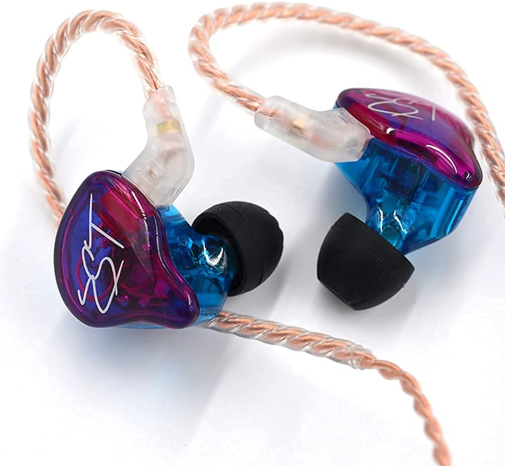 KZ ZST 1BA 1DD in Ear Earphone Clear Hifi Monitor Earbuds Wired Sport Gaming Earphone for Musician Singer Audiophile