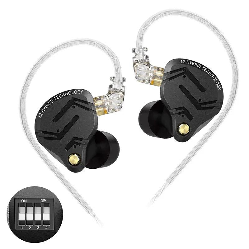 KZ ZS12 PRO X - 12 Drivers IEM Earphones