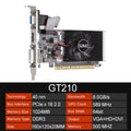 1/2/4GB Graphics Card DDR3/DDR5 Desktop Gaming Video Card Hdmi-Compatible VGA DVI PCI-E 16X Low Profile Graphics Cards for PC