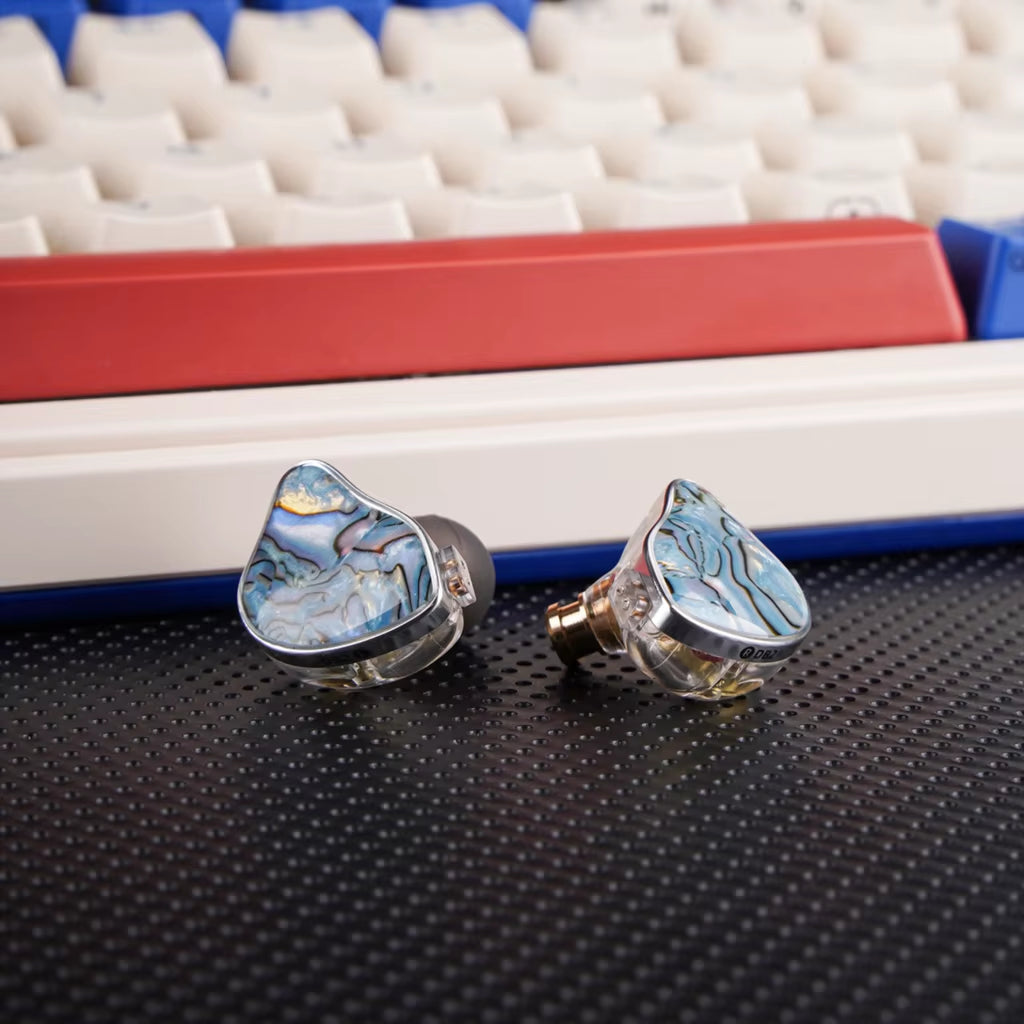 DB2 Microphone Hifi Music Earphone 1DD+1BA Hybrid Dual Driver in Ear Earbud Monitor Detachable 0.78 2Pin Connector IEM