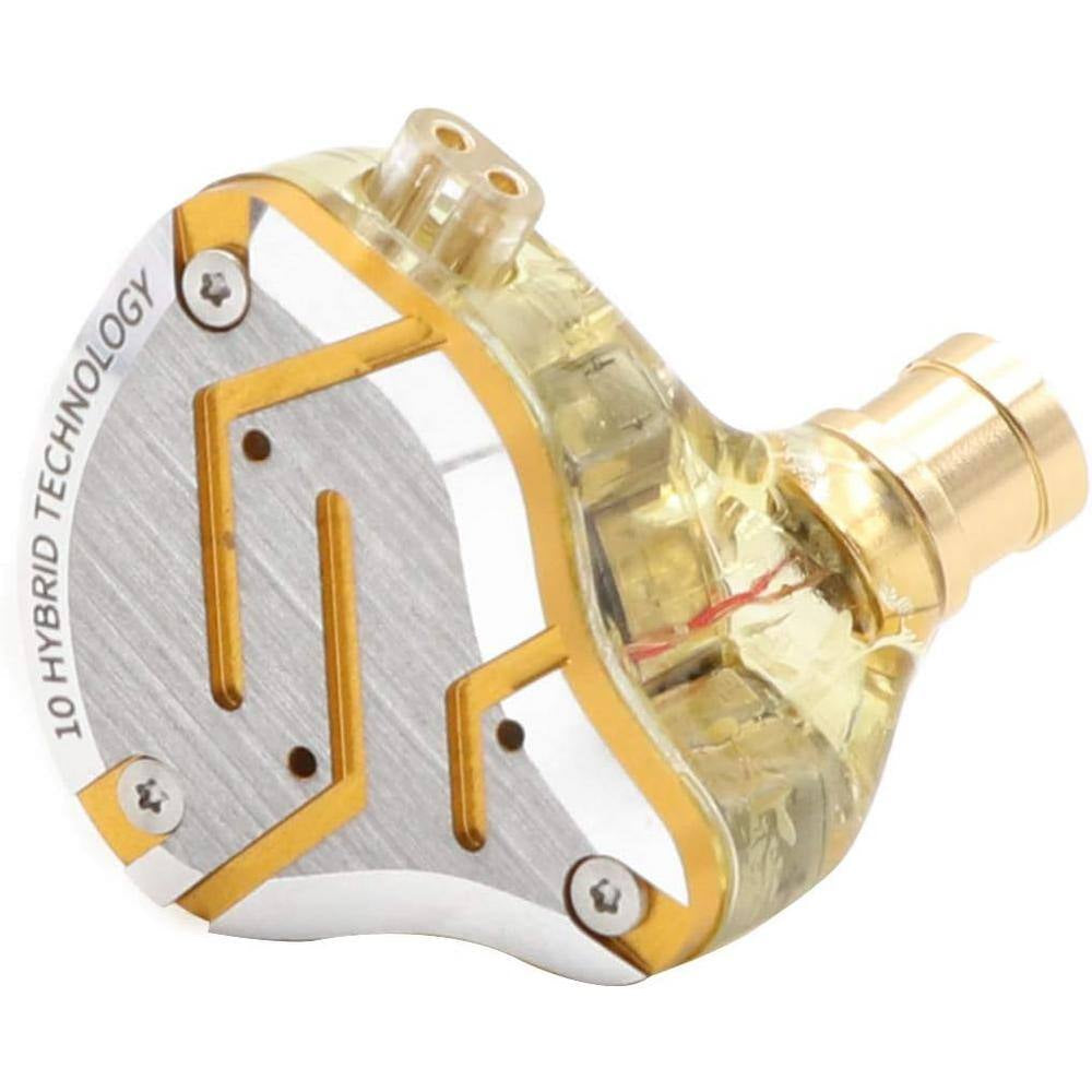 Glare Yellow Wired Noise Cancelling Gaming Earbud and In-Ear with Stainless Steel Faceplate with Mic