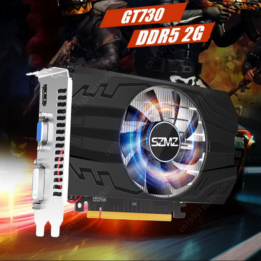 1/2/4GB Graphics Card DDR3/DDR5 Desktop Gaming Video Card Hdmi-Compatible VGA DVI PCI-E 16X Low Profile Graphics Cards for PC