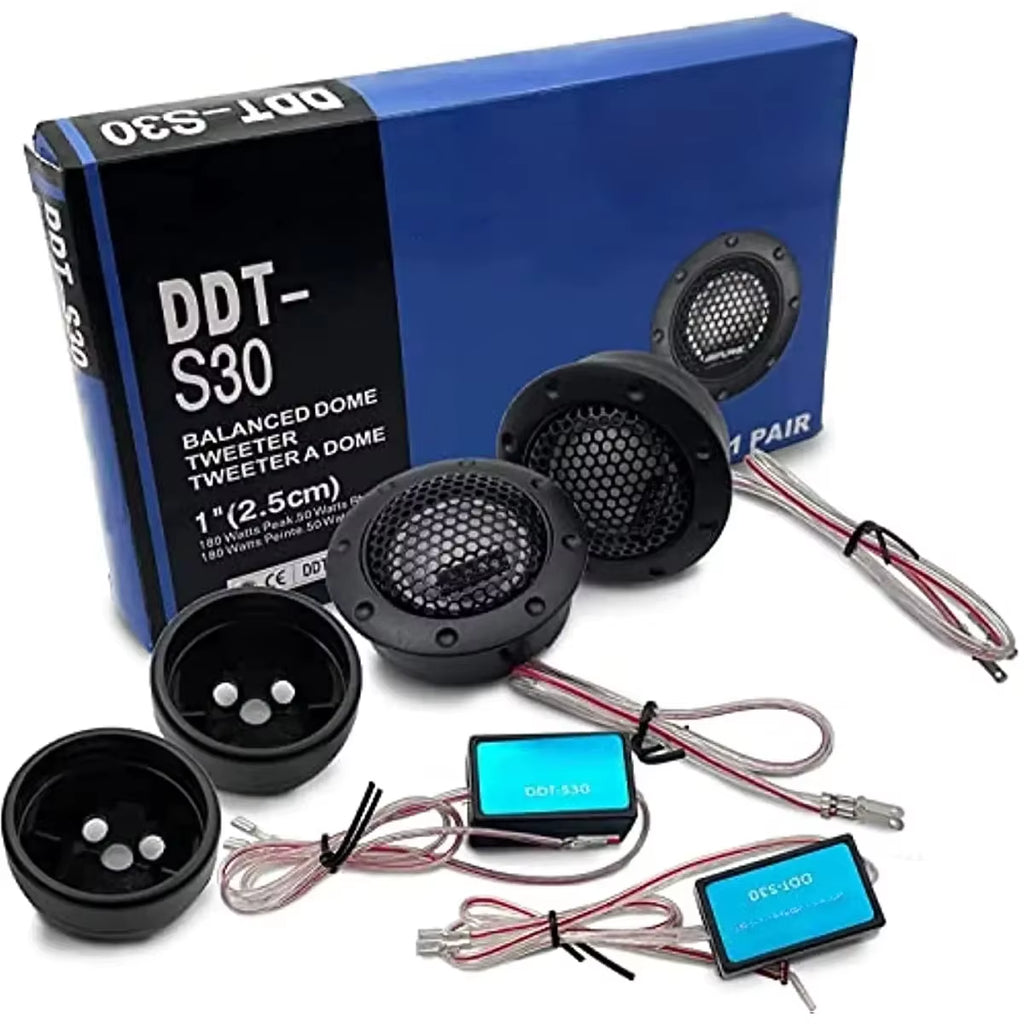 Car High Fidelity Stereo Speaker Tweeter - Car Modified Car Audio Silk Dome Tweeters